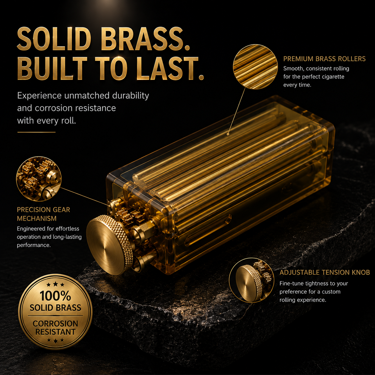 BRONZEFORM™ Precision Brass Roller